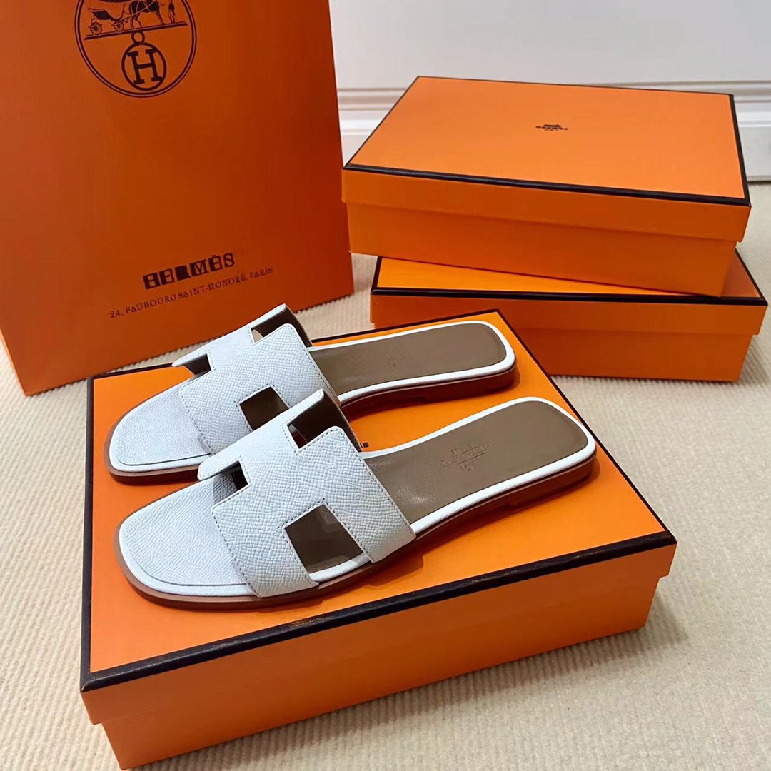 에르메스 올수공 오란 슬리퍼 샌들 앱송 43